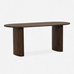 Lulu And Georgia Mattea Oval Dining Table Curved + Rounded