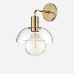 Lulu And Georgia Edrina Sconce Curved + Rounded