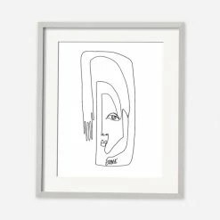 Lulu And Georgia Walls Face + Hand' Print By Damienne Merlina