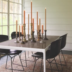 Lulu And Georgia Fancy Taper Candles 10in Set Of 2 Décor