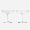 Lulu And Georgia Organic Harmony Collection Rian Ripple Champagne Coupe (Set Of 2)