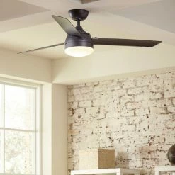 Lulu And Georgia Outdoor Collection Alya Indoor / Outdoor Ceiling Fan + Light