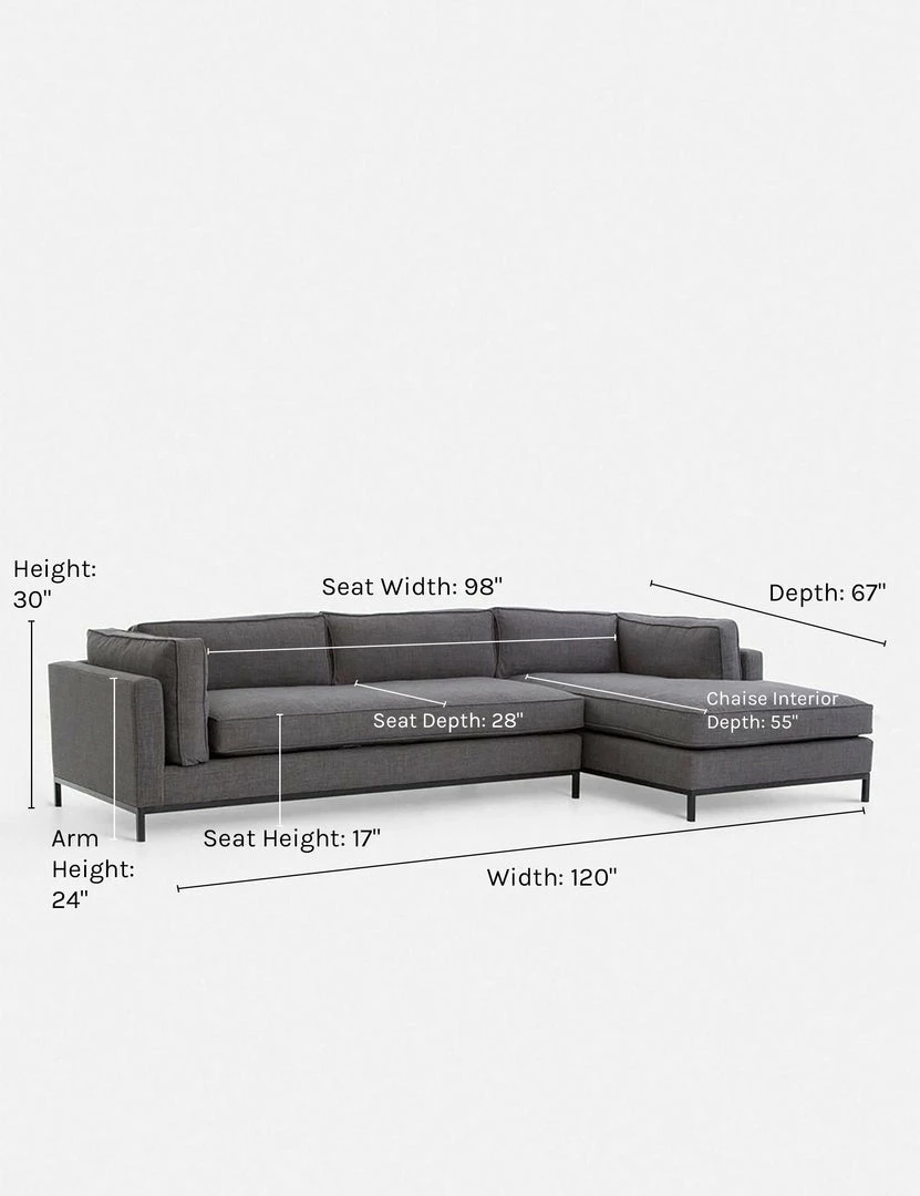 Lulu And Georgia Furniture Fritzie Sectional Sofa