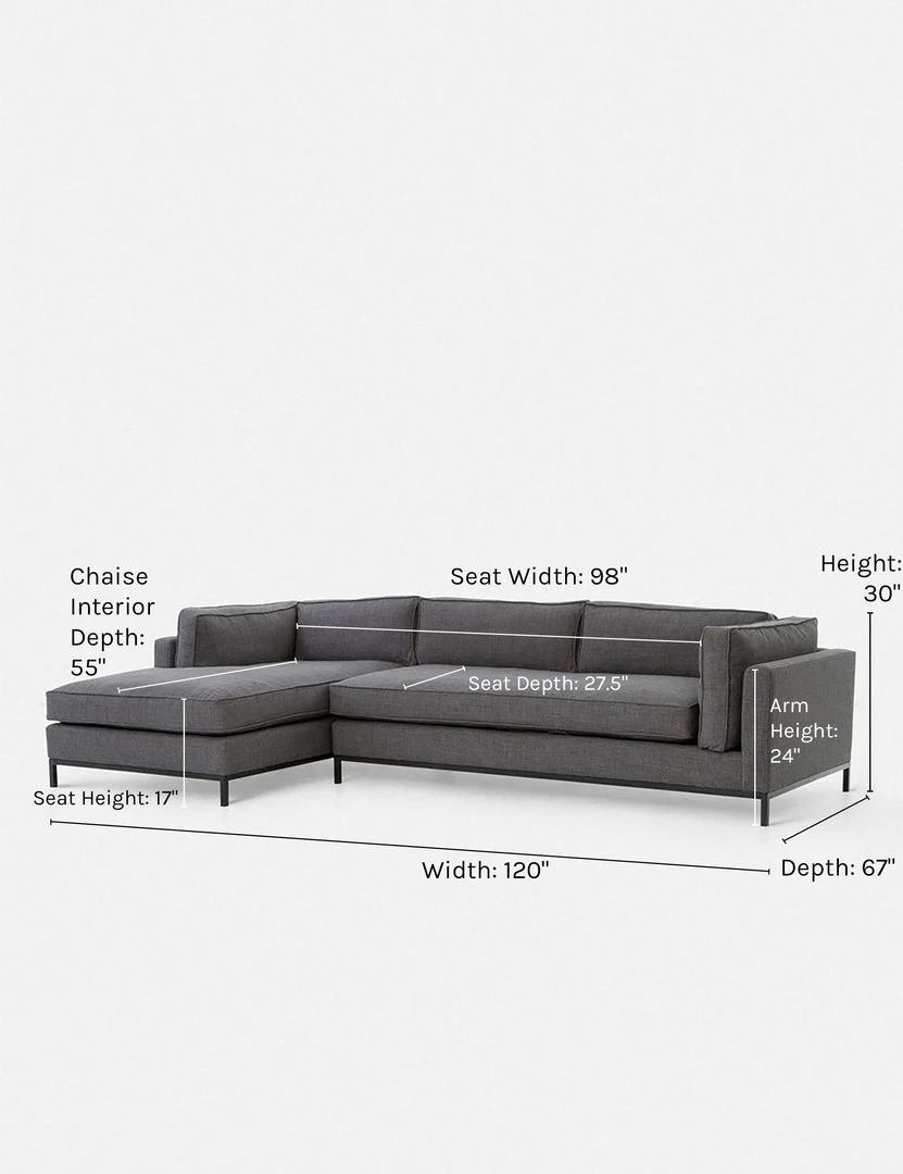 Lulu And Georgia Furniture Fritzie Sectional Sofa