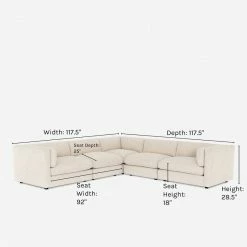 Lulu And Georgia Furniture Gennie Corner Sectional Sofa