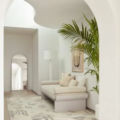 Lulu And Georgia Shashenka Floor Mirror Curved + Rounded