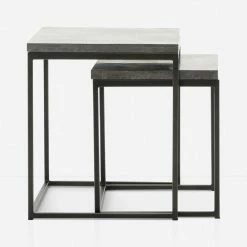 Lulu And Georgia Furniture Ginette Nesting Side Tables
