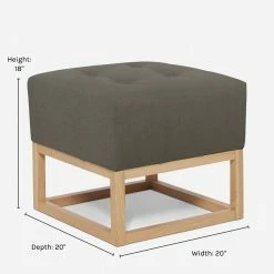 Lulu And Georgia Grasmere Ottoman By Ginny Macdonald Furniture