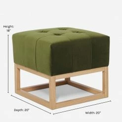 Lulu And Georgia Grasmere Ottoman By Ginny Macdonald Furniture