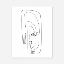 Lulu And Georgia Walls Face + Hand' Print By Damienne Merlina