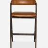Lulu And Georgia Sandia Leather Bar Stool, Natural Furniture