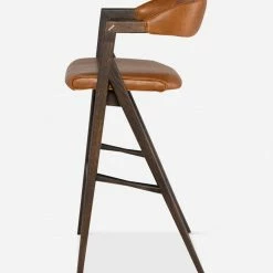 Lulu And Georgia Sandia Leather Bar Stool, Natural Furniture