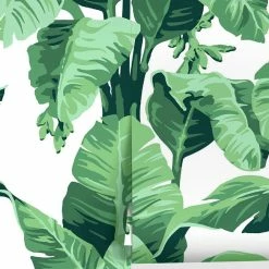 Lulu And Georgia Earth Tones Pacifico Palm Peel + Stick Wallpaper By Nathan Turner