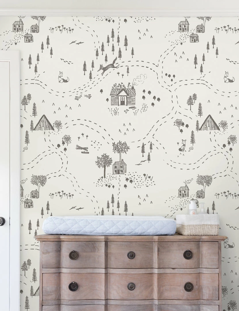 Lulu And Georgia Through The Woods Wallpaper By Rylee + Cru Walls