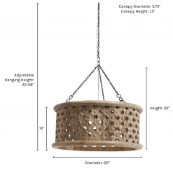 Lulu And Georgia Jarrod Pendant Light By Arteriors Lighting