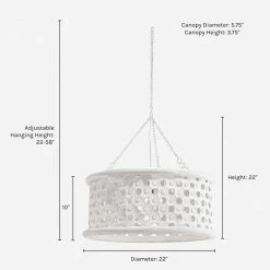 Lulu And Georgia Jarrod Pendant Light By Arteriors Lighting