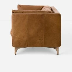 Lulu And Georgia Earth Tones Jocelyn Leather Sofa