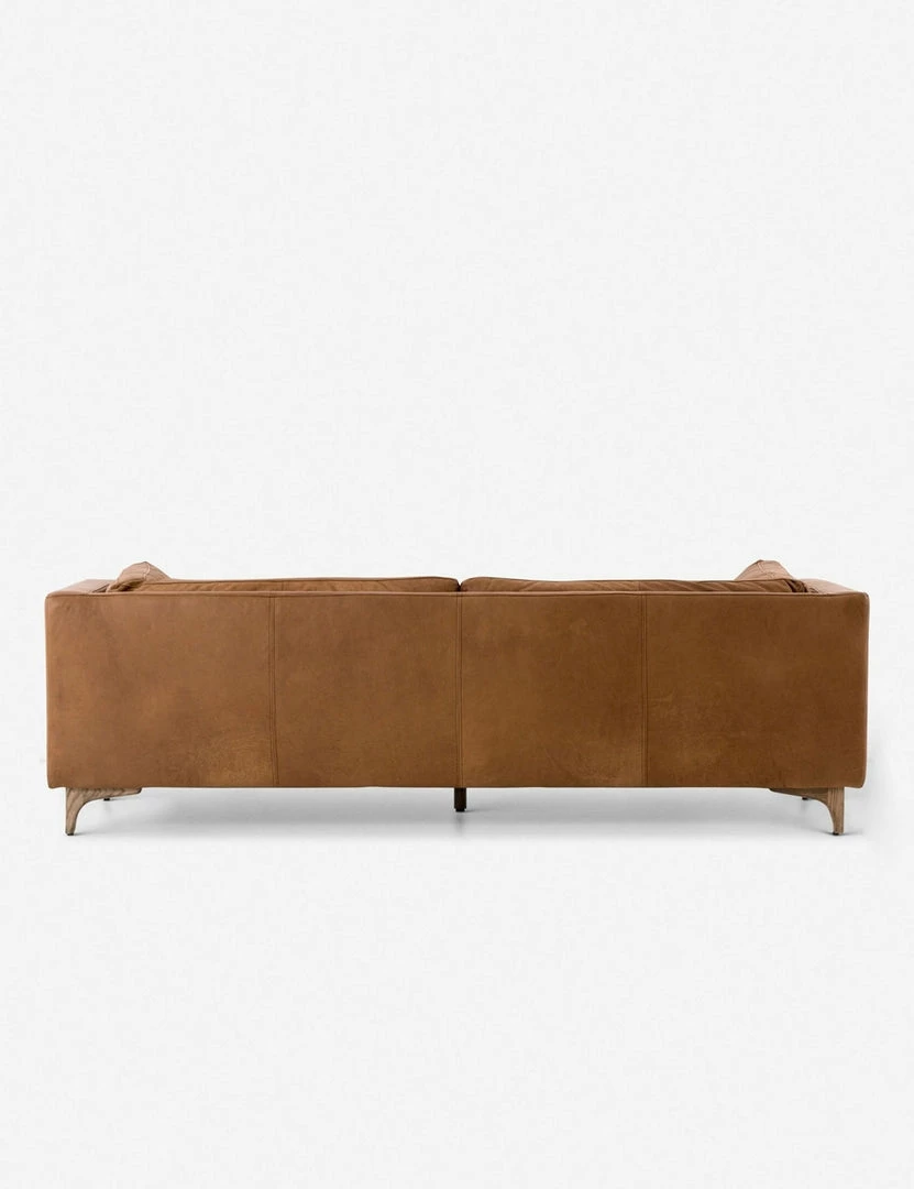 Lulu And Georgia Earth Tones Jocelyn Leather Sofa