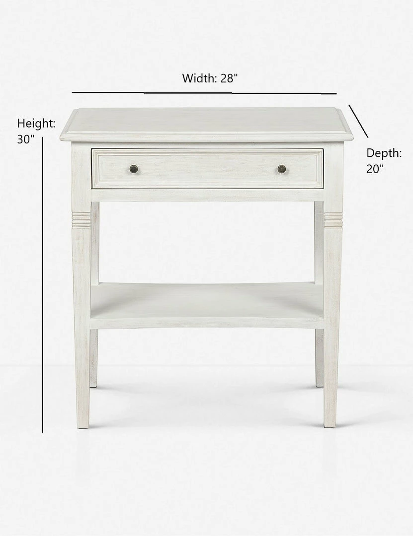 Lulu And Georgia Luna 1 Drawer Nightstand Furniture