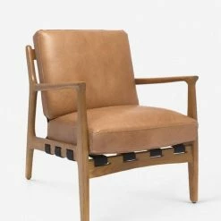 Lulu And Georgia Kenneth Leather Chair Furniture