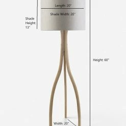Lulu And Georgia Lewis Wishbone Floor Lamp