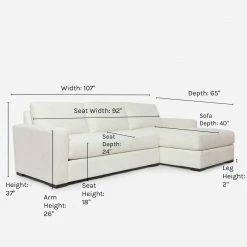 Lulu And Georgia Lex Sectional Sofa Furniture