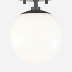Lulu And Georgia Curved + Rounded Lia Semi-Flush Mount Light