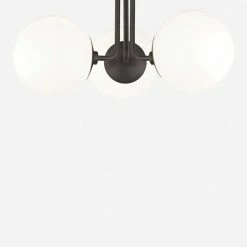 Lulu And Georgia Curved + Rounded Lia Semi-Flush Mount Light