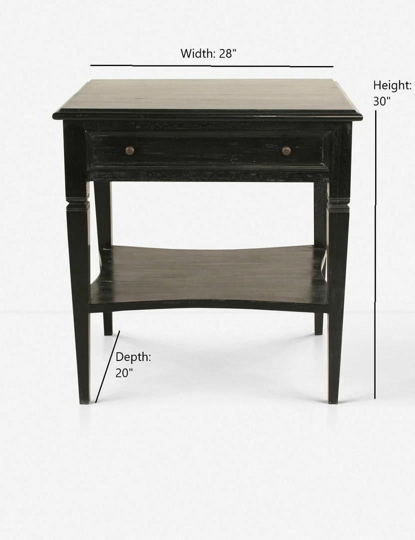Lulu And Georgia Luna 1 Drawer Nightstand Furniture