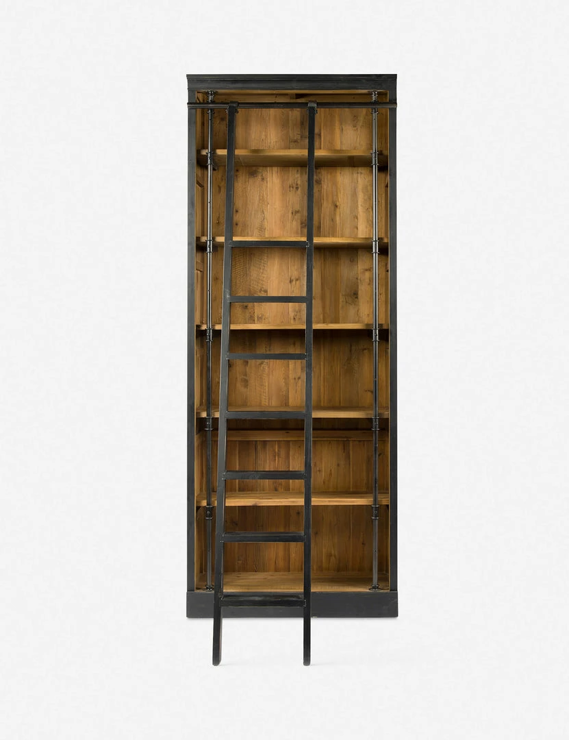 Lulu And Georgia Furniture Mallory Bookcase With Ladder