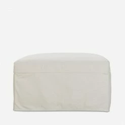Lulu And Georgia Myla Slipcover Ottoman Furniture