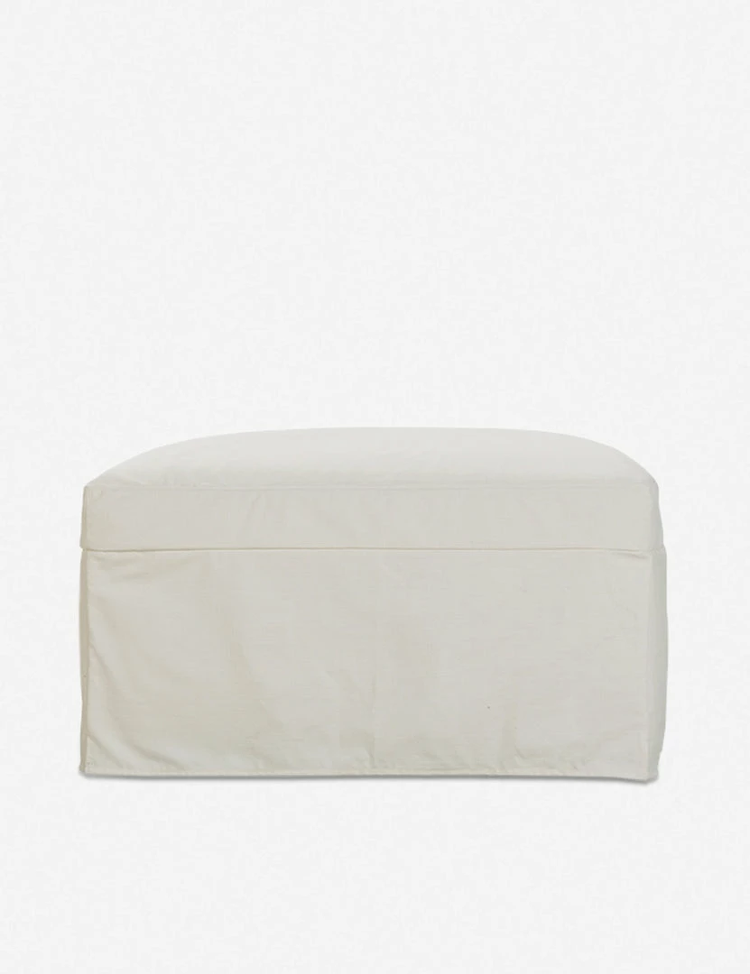 Lulu And Georgia Myla Slipcover Ottoman Furniture