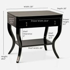 Lulu And Georgia Furniture Moira Nightstand