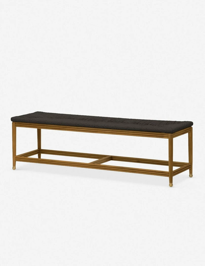 Lulu And Georgia Morris & Co. Kelmscott Rush Indoor / Outdoor Bench