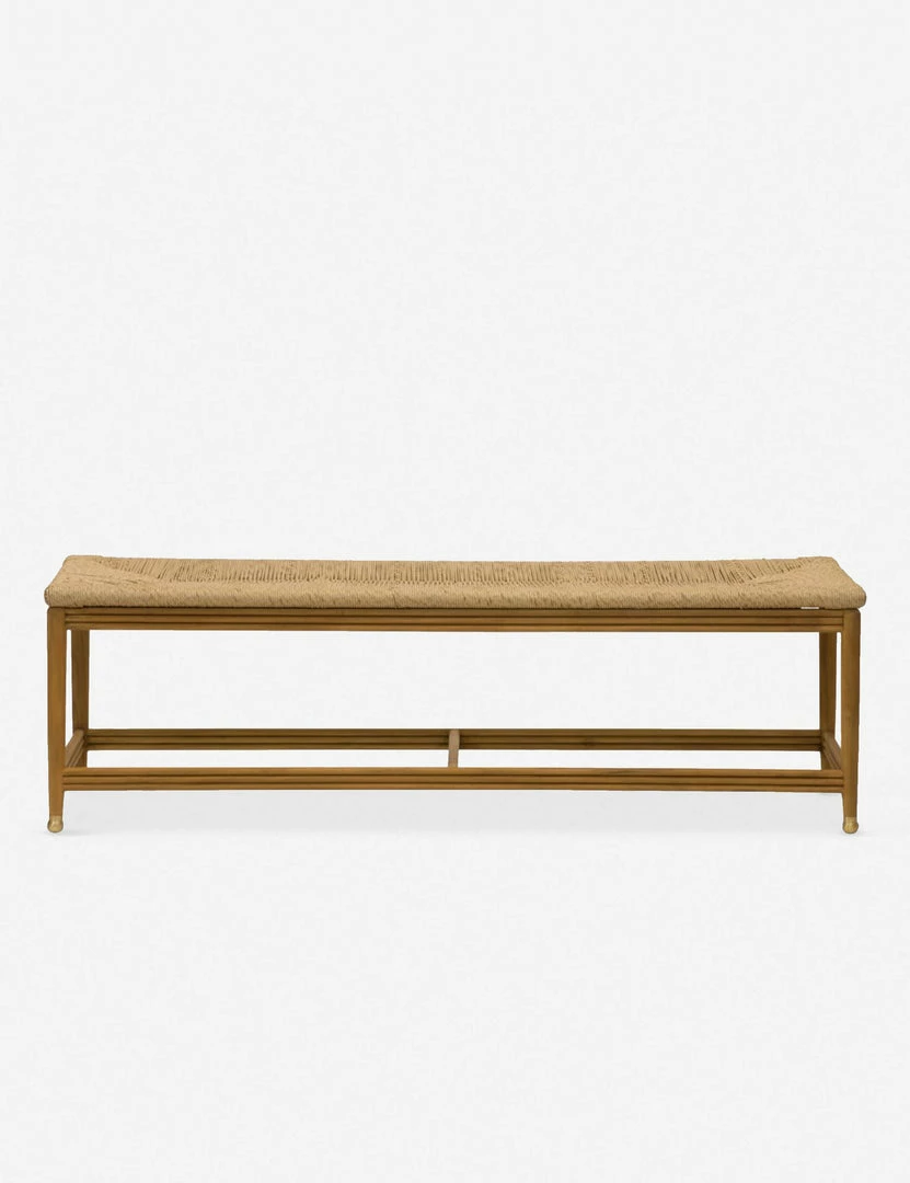 Lulu And Georgia Morris & Co. Kelmscott Rush Indoor / Outdoor Bench