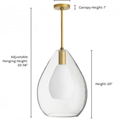 Lulu And Georgia Nala Indoor / Outdoor Pendant Light By Arteriors