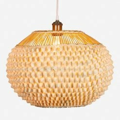 Lulu And Georgia Cachae Round Pendant Light Earth Tones