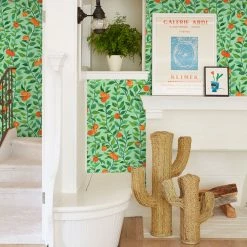 Lulu And Georgia Orange Crush Wallpaper By Nathan Turner Walls