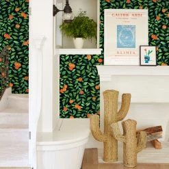 Lulu And Georgia Orange Crush Wallpaper By Nathan Turner Walls