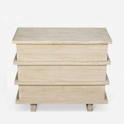 Lulu And Georgia Corliss 3-Drawer Dresser, White Wash