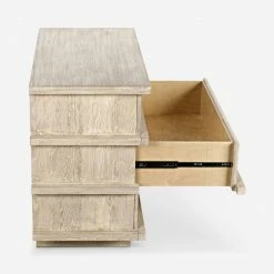 Lulu And Georgia Corliss 3-Drawer Dresser, White Wash