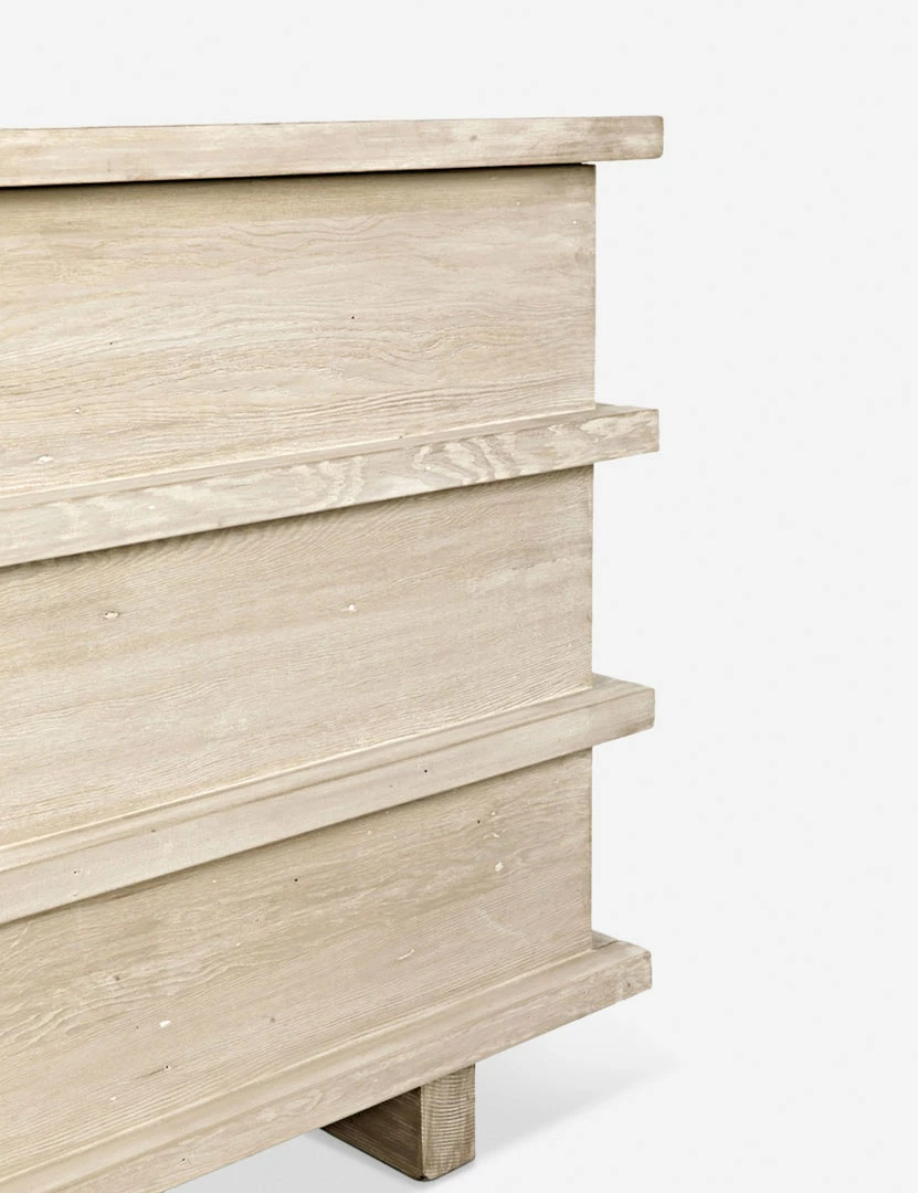 Lulu And Georgia Corliss 3-Drawer Dresser, White Wash