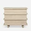 Lulu And Georgia Corliss 3-Drawer Dresser, White Wash