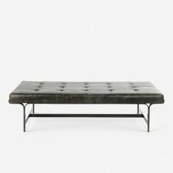 Lulu And Georgia Patrizia Leather Coffee Table
