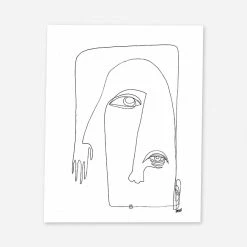 Lulu And Georgia'Picasso' Print By Damienne Merlina