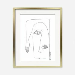 Lulu And Georgia'Picasso' Print By Damienne Merlina