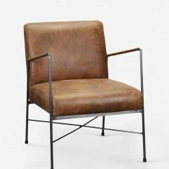 Lulu And Georgia Furniture Ivie Leather Accent Chair