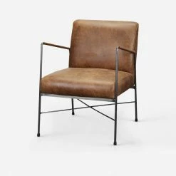 Lulu And Georgia Furniture Ivie Leather Accent Chair