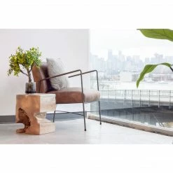 Lulu And Georgia Furniture Ivie Leather Accent Chair