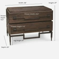 Lulu And Georgia Quella 2-Drawer Dresser